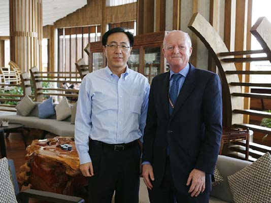 中免集團董事長、總經(jīng)理 彭輝接受穆迪報道專訪