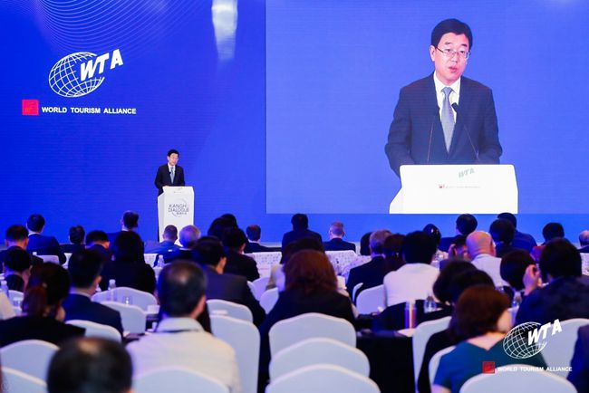 集團(tuán)杜江總經(jīng)理出席世界旅遊聯(lián)盟湘湖對(duì)話系列活動(dòng)（圖）